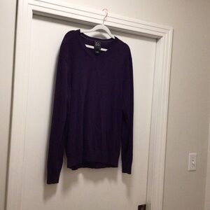 Mens Jos A Bank V Neck 100% Pima Cotton Sweater